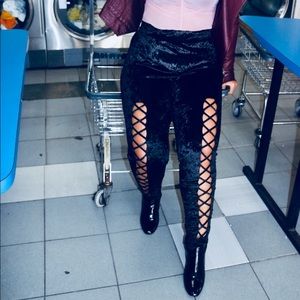 Velvet pants